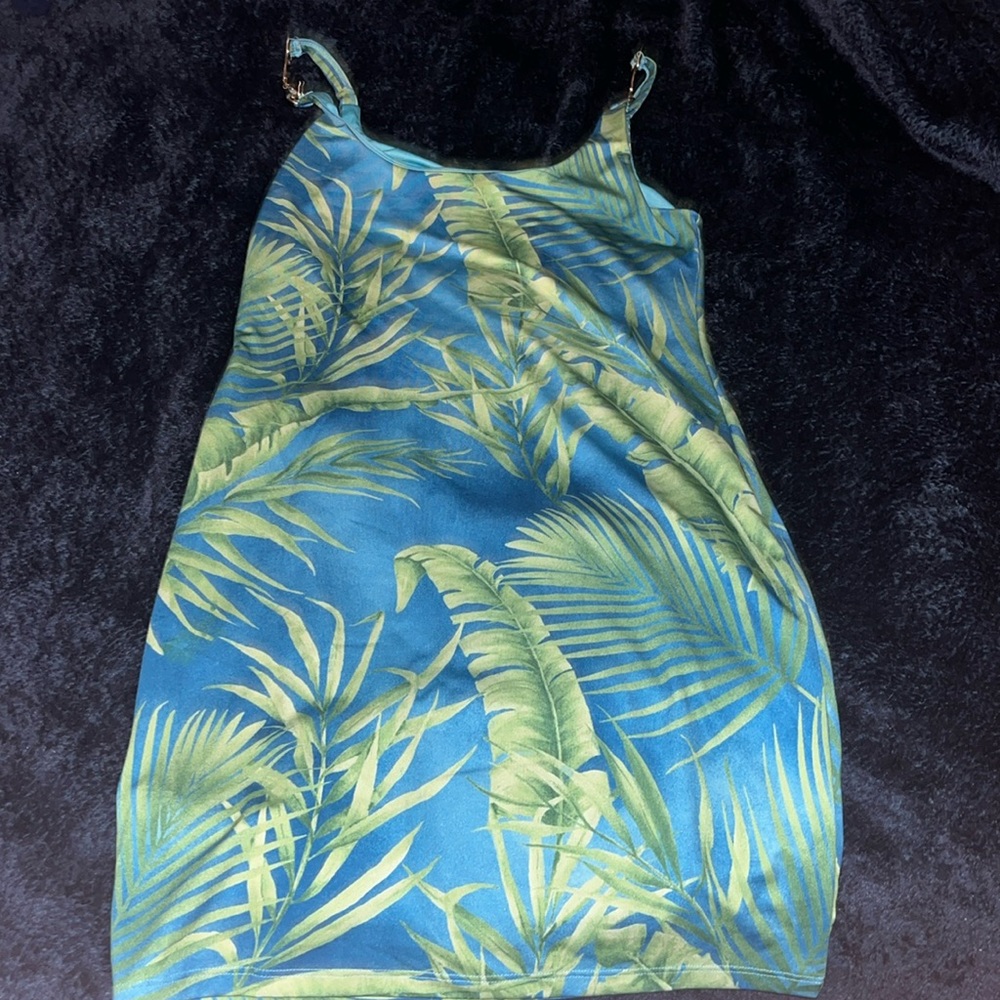 Tropical mini dress